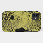 黒と金ゴールドの電話 Case-Mate iPhoneケース (裏面(横))