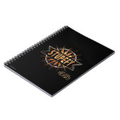 黒と金ゴールドの魔法のグラフィック ノートブック (左側)