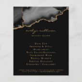 黒と金ゴールドアゲートフライヤー チラシ (正面)