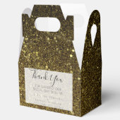 黒と金ゴールドアゲ結婚ート フェイバーボックス (オープン)