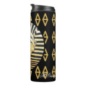 黒と金ゴールドエジプトスタイル タンブラー (回転右)