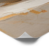 黒と金ゴールドカボチャのウォールアート ポスター (角)