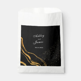 黒と金ゴールドクラシック結婚の フェイバーバッグ