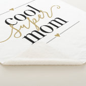 黒と金ゴールドクールのマモダンム シェルパブランケット (3/4)