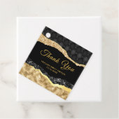 黒と金ゴールドグラムティアーズSweet sixteenありがとう フェイバータグ (インサイチュ)