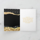 黒と金ゴールドグラムティアーズSweet sixteen サンキューカード (内部)