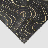 黒と金ゴールドゲードストラタ質感 薄葉紙 (詳細)