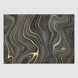 黒と金ゴールドゲードストラタ質感 薄葉紙