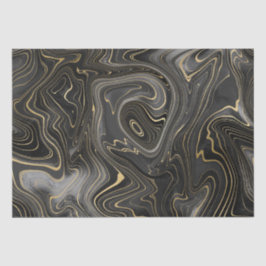 黒と金ゴールドゲードストラタ質感 薄葉紙