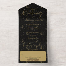 黒と金ゴールドシナスピリチュアル結婚ズ