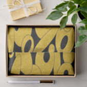 黒と金ゴールドバブルオーブティッシュペーパー 薄葉紙 (ギフト)