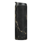 黒と金ゴールドフェイク大理石モノグラエレガントム タンブラー (回転右)