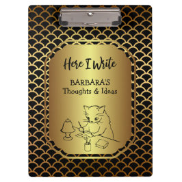 黒と金ゴールドホタテ書ルのアイディア クリップボード