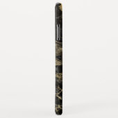 黒と金ゴールドマーブルモノグラムエレガントラグジュアリー Case-Mate iPhoneケース (裏面/右)