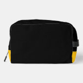 黒と金ゴールドモノグラムのロゴクレスト ドップキット (裏面)