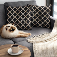 黒と金ゴールドモロッコパターン