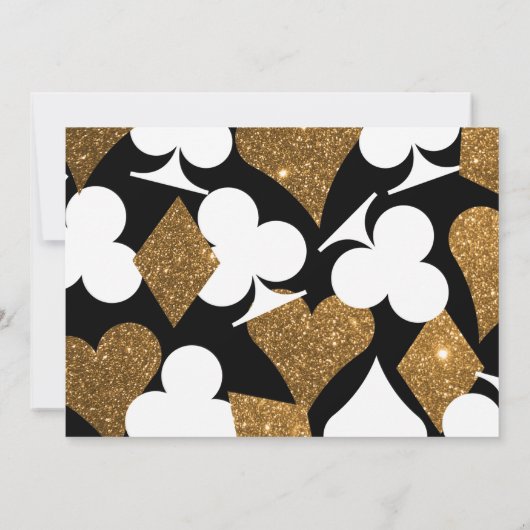 黒と金ゴールドラスベガスフォトエロペメント 案内状 (裏面)