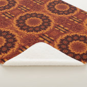 黒と金ゴールドワイルドフラワー13 シェルパブランケット (3/4)