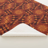 黒と金ゴールドワイルドフラワー16 シェルパブランケット (3/4)