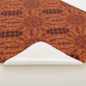 黒と金ゴールドワイルドフラワー24 シェルパブランケット (3/4)