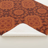 黒と金ゴールドワイルドフラワー25 シェルパブランケット (3/4)