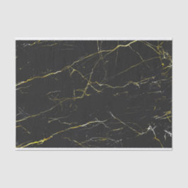 黒と金ゴールド大理石 薄葉紙