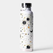 黒と金ゴールド天日月星 ウォーターボトル (右面)