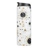 黒と金ゴールド天日月星 タンブラー (回転右)