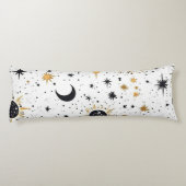 黒と金ゴールド天日月星 ボディピロー (裏面)