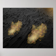 黒と金ゴールド砂の熱帯印刷可能なアート