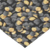 黒と金ゴールド葉。パターン テーブルクロス (アングル)