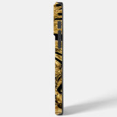 黒と金ゴールド蝶 Case-Mate iPhoneケース (裏面 / 左)