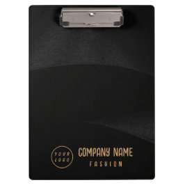 黒と金ゴールド エレガント クリップボード