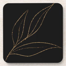 黒と金ゴールド エレガント コースター