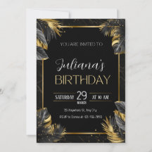 黒と金ゴールド エレガント