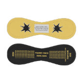 黒と金ゴールド、カスタム野球コーチギフトアイディア 野球ボール (パネル)