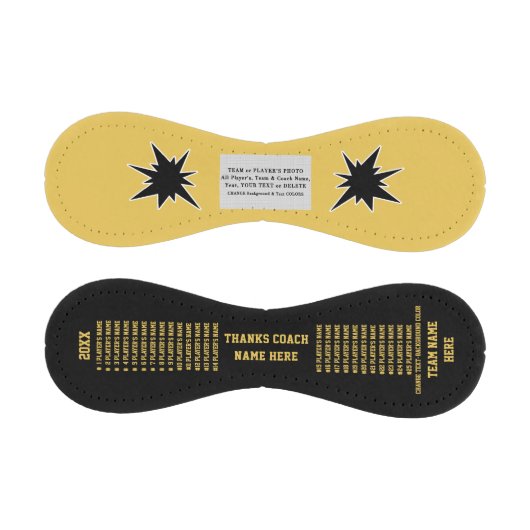 黒と金ゴールド、カスタム野球コーチギフトアイディア 野球ボール (パネル)