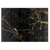 黒と金ゴールド カッティングボード (正面)