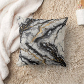 黒と金ゴールド クッション (ブランケット)