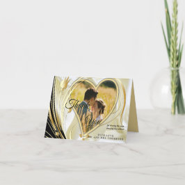 黒と金ゴールド サンキューカード