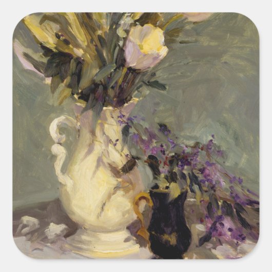 黒と金ゴールド スクエアシール (正面)