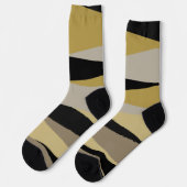 黒と金ゴールド ソックス (左)