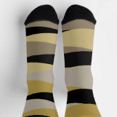 黒と金ゴールド ソックス (上部)