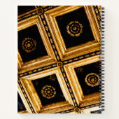 黒と金ゴールド ノートブック (裏面)