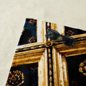 黒と金ゴールド ビーチタオル (インサイチュ)