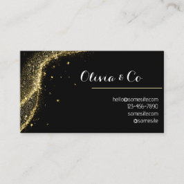 黒と金ゴールド 名刺