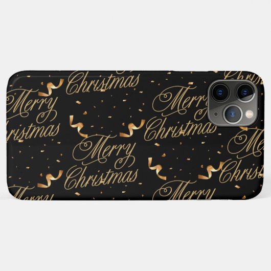 黒と金ゴールド Case-Mate iPhoneケース (裏面(横))