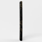 黒と金ゴールド Case-Mate iPhoneケース (裏面/右)