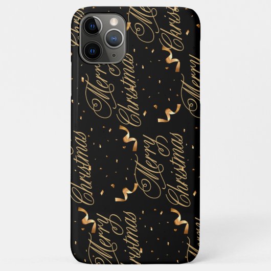 黒と金ゴールド Case-Mate iPhoneケース (裏面)