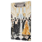 黒と金 豪華な贅沢、ムーラン・ルージュスタイル クリップボード (左)